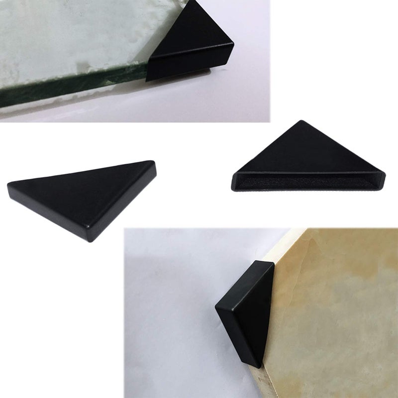 YouU Plastic Corner Protectors- 20 Pcs Shape Triple-cornered Glass Corner Protector Cushion 10mm x 75mm for Corner Protection of Glass Corners, Tiles, Stones and Angle Steel - Image 4